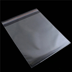 Guangzhou Lefeng Manufacturer Oem Custom Opp Plastic Opp Poly Self Adhesive Bag With Printed Header