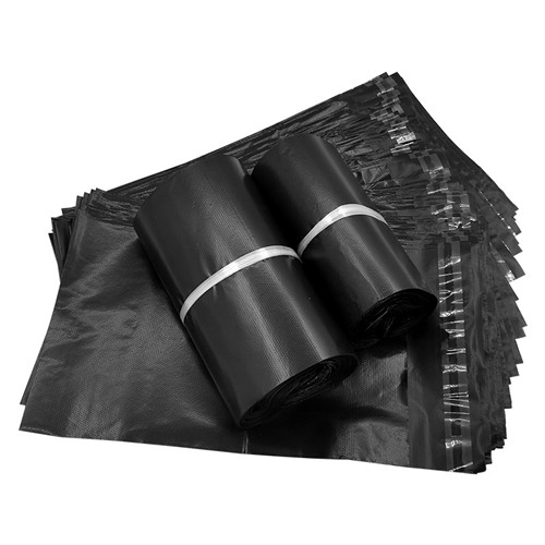 Factory Direct Wholesale Black Express Bag Packaging Express Bag Plastic Logistics Bag 20 * 30cm