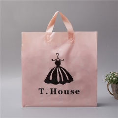 Factory Eco Friendly CustomWholesale Custom Logo Printed Carrier Handle Cute Shopping Bag With Soft Loop Handle