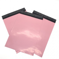 Custom Printed Light Baby Pink Poly Mailers Envelope Mailing Plastic Shipping Packaging Bag Factory