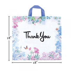Custom Print Handle Ldpe Hdpe Folding Luxury Shopping Bag Plastic With Logo