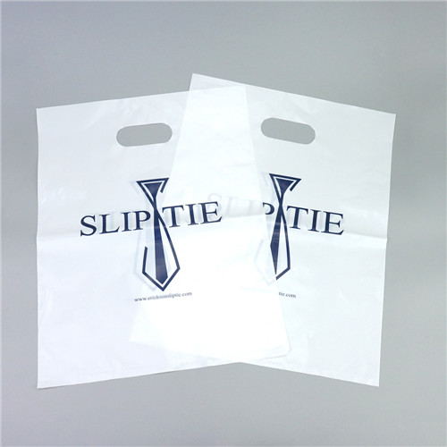 Custom Logo Printed White Packing Plastic Bags Manufacturing Shopping Bags For Clothing