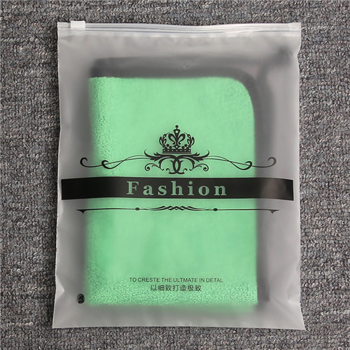 Custom Printed Sealed Plastic Zipper Lock Bags With Own Logo For Clothes