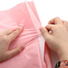 Custom Poly Mailer Bag Envelopes OEM Plastic Shipping Mailing Postal Mailers Pink For Clothing