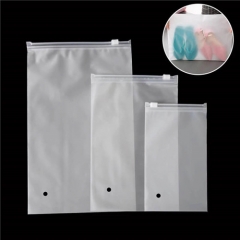 Custom Wholesale Frosted Sealing Zipper Bag Childproof Bra Panty Swimwear Clothing Packaging Bag Plastic Zipper Lock Bags