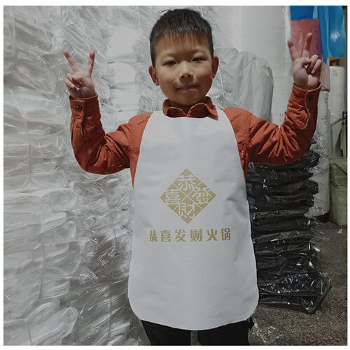 Custom Hot Pot Restaurant Disposable Apron Non Woven Fabric Bib Adult Children Lobster Meal Waterproof Bib