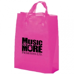 Free Sample Plastic Food Service Take Out Bag Custom Gift Bulk Takeaway Plastic Bags With Handle