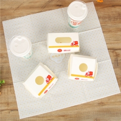 OEM ODM Custom Printing Paper Table Cover Meal Sublimation Table Square Paper Placemats For Restaurants