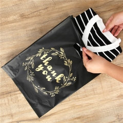 Wholesale Hot Sell High Quality Thank You Plastic Packaging Bag For Clothes Shopping Bags With Logos