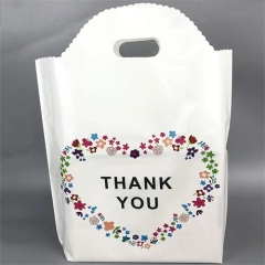 Wholesale Custom Eco Friendly Shopping Plastic Carrier Bags Carry Thank You Plastic Bag With Handle