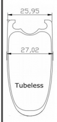 Clincher tubeless compatible
