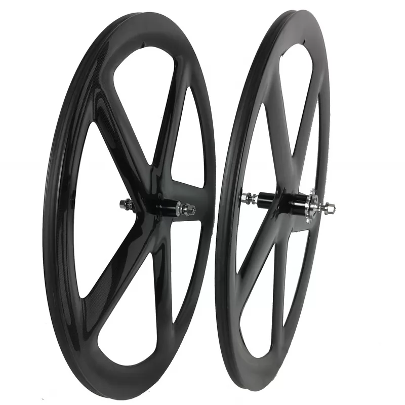 |CW20-51C/T-M5|Best saler carbon five spoke wheel 20mm width 51mm depth 700C clincher/tubular tire road bike/cyclocross bicycle cycling part online