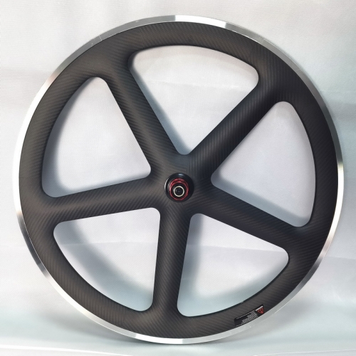 |CW23-60C-5S|Carbon road/racing bike 5 spoke wheels clincher tire alloy brake suface five 60mm depth light weight ride part