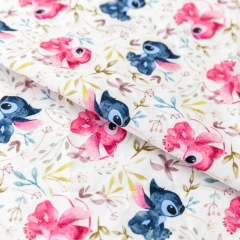 150gsm light weight custom pattern printed cotton woven fabric on line