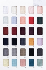 Navy blue 70 color instock 2 layers gauze muslin fabric - bright colors