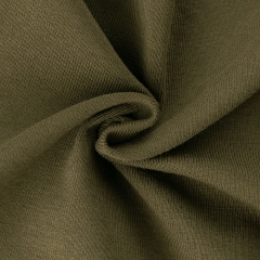 Army Green Wholesale Organic Cotton Spandex Jersey Knit 220-230gsm