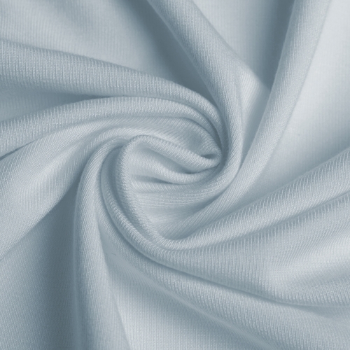 Light blue bamboo spandex strethc jersey fabric - soft 240gsm