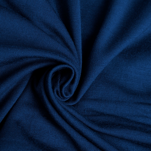 Navy 95% Bamboo 5% Spandex Super Soft Knit Jersey fabric - 4 way stretch