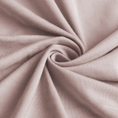Dusty pink Bamboo fabric manufacturers - 4 ways stretch jersey knitting- 240gsm