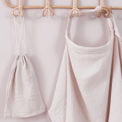 breastfeeding shawl cloth wholesale customized made double gauze breathable nursing cover
