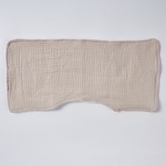 Customized design absorbent but soft cotton gauze newborn baby muslin burp rag cloth