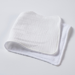 Perfect size for shoulder oem service custom design cotton newborn baby burp cloth rag