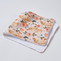 soft organic cotton 6 layer gauze newborn baby muslin burp rag cloth