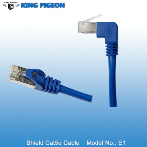 UP Angle RJ45 CAT5E Industrial Ethernet Cable