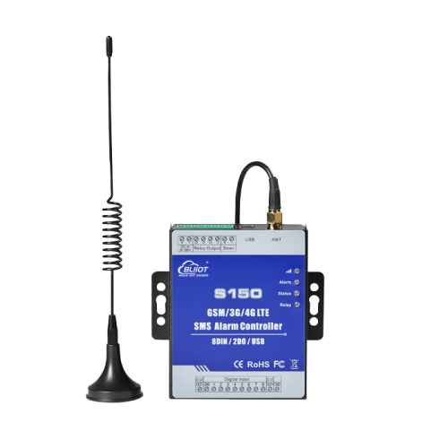 GSM 3G 4G SMS Remote Controller Alarm(8DIN+2DO+USB)