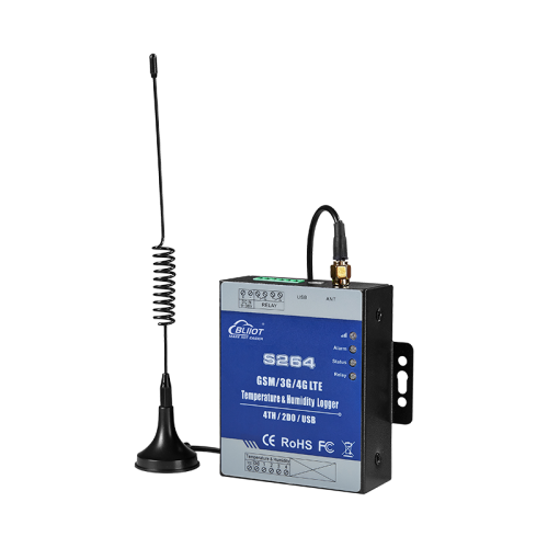 GSM/3G/4G Temp&Humidity Monitoring(4T&H+2DO)