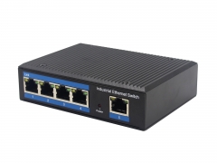 Gigabit 5-port Industrial Ethernet POE Switch BL160GP