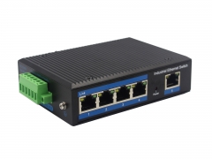 Gigabit 5-port Industrial Ethernet POE Switch BL160GP