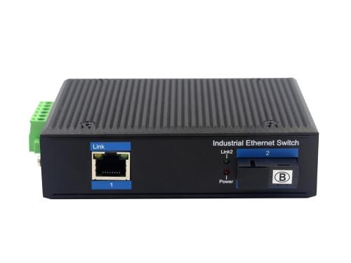 Gigabit 1 Optical 1 Electrical Industrial Ethernet POE Switch BL164GP