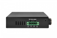 Rugged Industrial Ethernet Switch (4LAN 1 Fibre port, Dual Power Inputs, PoE Output)