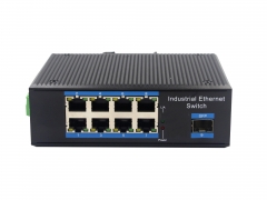 Gigabit 1 Optical 8 Electrical Industrial Ethernet Switch BL166G