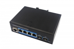 Gigabit 2 Optical 4 Electrical Managed Industrial Ethernet Switch BL167GM-SFP