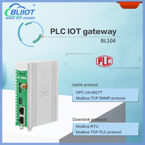 Modbus PLC to MQTT OPC UA Industrial Gateway BL104