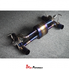 Exhaust System For Ferrari F488 GTB 2015-Present Stainless steel / Titanium / Gilded