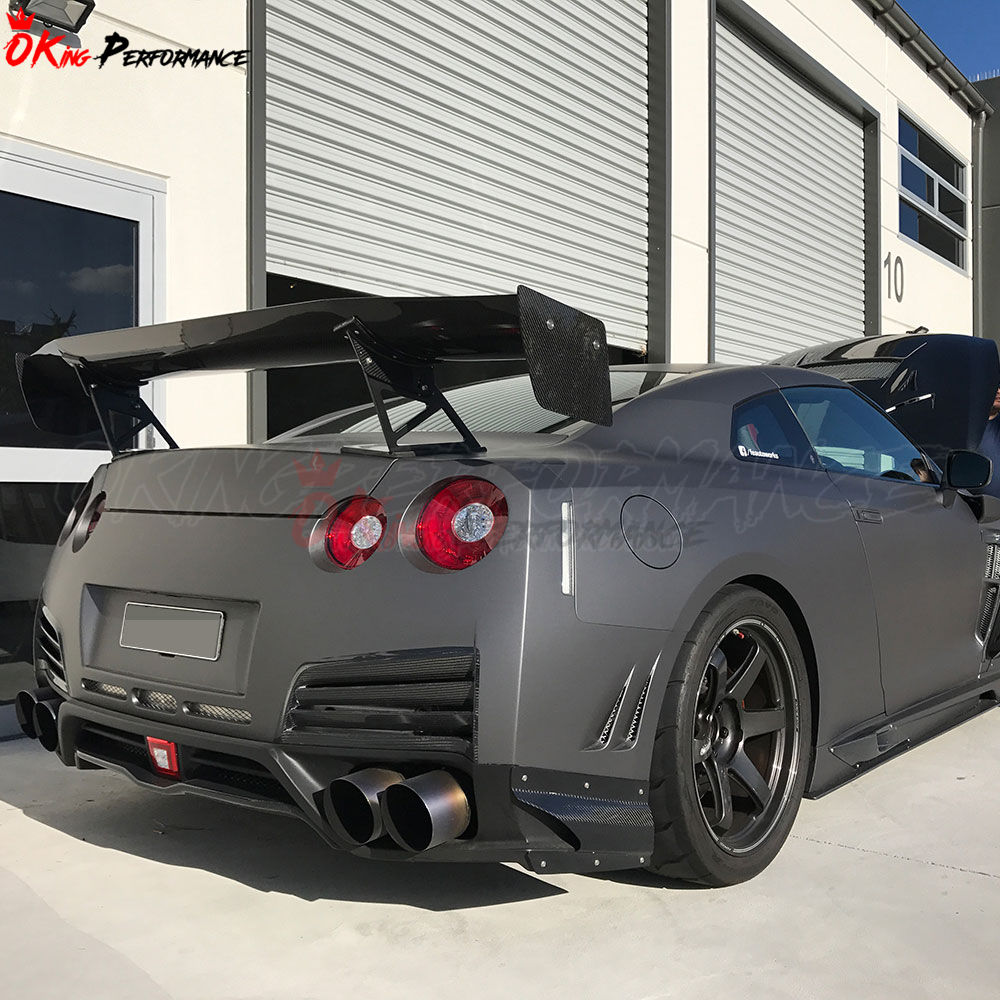 Apr Style Carbon Fiber Cfrp Rear Spoiler For Nissan R Gtr