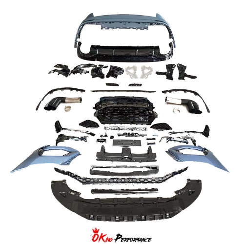 Upgrade RSQ8 PP Body Kit (front bumper & rear bumper ) For Audi Q8