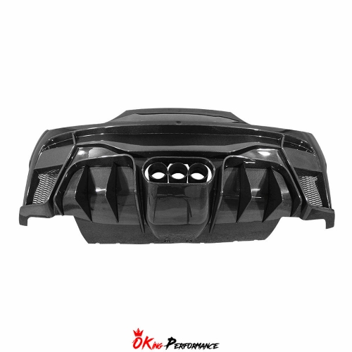 Vorsteiner Style Half Carbon Fiber (CFRP) Car Rear Bumper For Ferrari 458 Italy Speciale 2011-2016