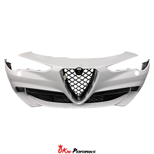 Quadrifoglio Style PP Front Bumper For Alfa Romeo Stelvio 2017-2019