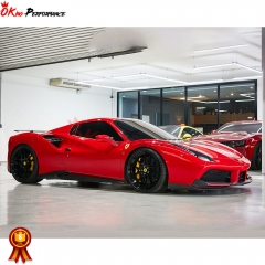 Novitec Style Dry Carbon Fiber Front Lip For Ferrari 488 GTB Spider 2015-2018