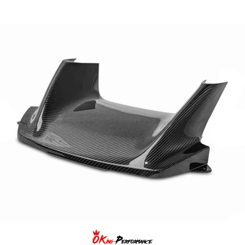 OEM Style Dry Carbon Fiber Lower Front Middle Air Intake For Ferrari SF90
