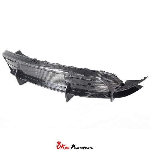 OD Style Dry Carbon Fiber Rear Diffuser For Porsche Taycan 2019-2020