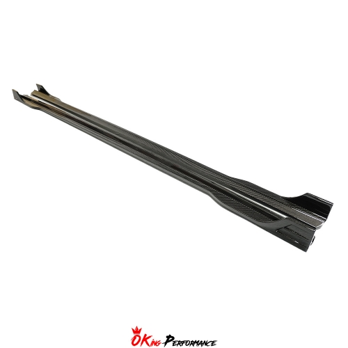 TAKD Style Dry Carbon Fiber Side Skirt For BMW 3 Series G20 LCI 2023-On