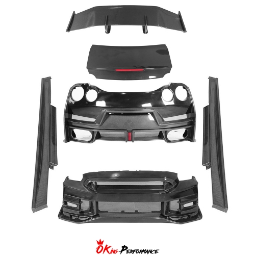 MY24 Nismo Style Carbon Fiber Full Body Kit For Nissan R35 GTR 2008-2024