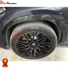 Carbon Fiber Wide Fender Wheel Flare Trim For BMW X6 G06 2019-2023