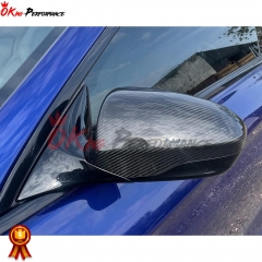 Dry Carbon Fiber Replacement Side Mirror Cover For BMW M6 F06 F12 F13 2011-2016