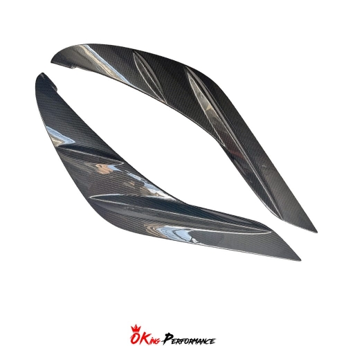 TRD Style Both Side Carbon Fiber Replacement Rear Side Blades Door Garnish For Toyota GR Supra MK5 A90 A91 2019-2024